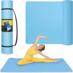 Килимок для фітнесу 4FIZJO TPE Gigant Sky Blue (P-5907739318985)