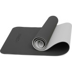 Коврик для фитнеса CORNIX TPE 183 x 61 x 0.6 см Black/Gray Flower