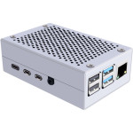 Корпус PI HUT Aluminium Raspberry Pi 4 Case Silver (102500)