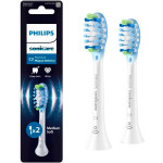 Насадка для зубной щётки PHILIPS Sonicare C3 Premium Plaque Defence White 2шт (HX9042/87)