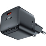 Зарядний пристрій ACEFAST A77 Mini Fast Charge Wall Charger GaN PD30W (1xUSB-C) Black
