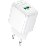 Зарядний пристрій BOROFONE BAS42A Potential 1xUSB-A, QC3.0, 18W White