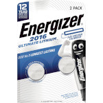 Батарейка ENERGIZER Ultimate Lithium CR2016 2шт/уп (7025112)