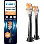 Насадка для зубной щётки PHILIPS Sonicare A3 Premium All-in-One Black 2шт (HX9092/88)