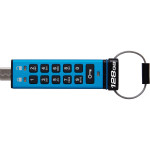 Флешка 128GB KINGSTON IronKey Keypad 200 USB 3.2 Type-C Blue (IKKP200C/128GB)