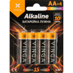 Батарейка VINGA AA 4шт/уп