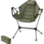 Крісло-гойдалка складане NATUREHIKE YL11 Outdoor Folding Rocking Chair Olive Green (6976023927775)