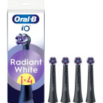 Насадка для зубной щётки BRAUN ORAL-B iO Radiant White Black 4шт (80765105)