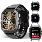 Тактичний смарт-годинник OUKITEL BT101 Military Smart Watch Black (6931940739825)