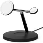 Бездротовий зарядний пристрій BELKIN Boost Up Charge Pro 3-in-1 Wireless Charger with MagSafe Qi2 15W Black (WIZ032KQBK)