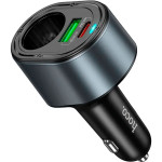 Автомобільний зарядний пристрій HOCO Z56 Friend 1xUSB-C, 1xUSB-A, 1xCar Charger, PD35W, QC3.0 Black (6942007633031)