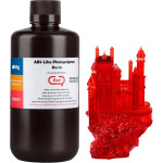 Фотополімерна смола для 3D принтера ELEGOO ABS-Like, 1кг, Clear Red (50.103.0109)