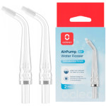 Комплект насадок для ирригатора OCLEAN AirPump A10 Water Flosser Orthodontics Nozzle Transparent 2шт (6970810556131)