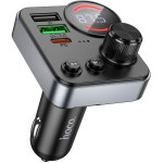 FM-трансмиттер HOCO E86 Alegria PD30W+QC3.0 Car Charger with FM Transmitter Black
