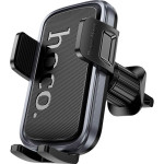 Автотримач для смартфона HOCO H78 Vista Push-Type Car Holder Air Outlet Black Metal Gray
