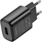 Зарядний пристрій HOCO C134A Solid 1xUSB-A, 12W Black (6942007621298)