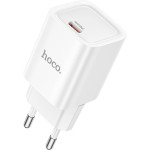 Зарядний пристрій HOCO C148A Charm 1xUSB-C, PD30W, QC3.0 White (6942007630306)