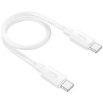 Кабель HOCO X96 Hyper Type-C to Type-C 60W 0.25м White