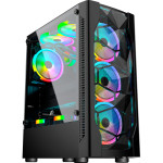 Корпус 1STPLAYER DK-D4 4F1 Black
