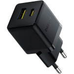 Зарядний пристрій BASEUS Palm Fast Charger C+U 20W EU Black (P10111608113-00)