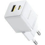 Зарядний пристрій BASEUS Palm Fast Charger C+U 20W EU Moon White (P10111608213-00)