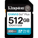 Карта пам'яті KINGSTON SDXC Canvas Go! Plus 512GB UHS-I U3 V30 Class 10 (SDG4/512GB)