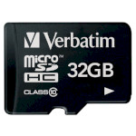 Карта памяти VERBATIM microSDHC Premium 32GB Class 10 (44013)
