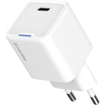 Зарядний пристрій COLORWAY GaN Mini 25W 1xUSB-C Fast Charging White (CW-CHS052PD-WT)