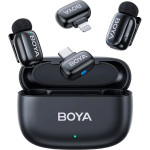 Бездротовий петличний мікрофон BOYA Mini 12 2-Person Tiny Wireless Microphone System Lightning & USB-C Connectors Black