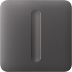 Кнопка для одноклавішного вимикача (димера) AJAX SoloButton Dimmer 1-gang 2-way for LightSwitch Gray