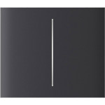Кнопка для двоклавішного вимикача AJAX CenterButton Vertical 2-gang for LightSwitch Graphite