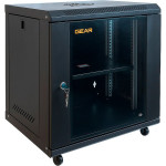 Напольный шкаф 19" GEAR GWMSN-12U-600-450 + полка 19" (12U, 600x450мм, RAL9005)