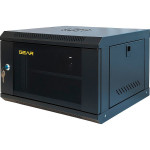 Настенный шкаф 19" GEAR GWMSN-6U-600-450 + полка 19" (6U, 600x450мм, RAL9005)