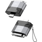 Адаптер XO GB013 HDMI - DVI Black/Gray