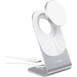 Бездротовий зарядний пристрій CHOETECH T518-F 15W Wireless Charger + Holder White