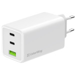 Зарядний пристрій COLORWAY GaN Mini 100W 1xUSB-A, 2xUSB-C Fast Charging White (CW-CHS061PD-WT)