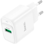 Зарядний пристрій HOCO C140A Smart 1xUSB-A, QC3.0, 18W White (6942007627795)