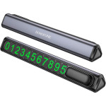Тимчасова карта парковки BOROFONE FC3 Ronny Can Hidden Parking Sign Black Metal Gray