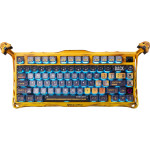 Клавиатура беспроводная GRAVASTAR Mercury K1 Pro Special Edition Battle-Worn Yellow