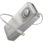 Повербанк BASEUS Free2Pull Power Bank with Retractable USB-C Cable 65W 20000mAh Lunar Gray (P10073700843-00)