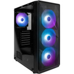 Корпус 1STPLAYER FD3-BK 4F7 Black