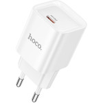 Зарядний пристрій HOCO C146A Charm 1xUSB-C, PD20W, QC3.0 White (6942007630245)
