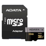 Карта пам'яті ADATA microSDHC Premier Pro 32GB UHS-I U3 Class 10 + SD-adapter (AUSDH32GUI3CL10-RA1)