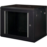 Настінна шафа 19" HYPERNET PL-WMNC-6U-Black (6U, 600x450мм, RAL9005)