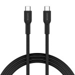 Кабель CANYON OnWire 60CL Type-C to Type-C Color Braided 60W 1м Black (CND-CCAP60AB10B)