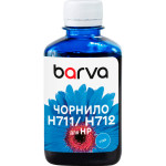 Чорнило BARVA для HP 711/712 180ml, Cyan (H711-858)