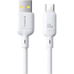 Кабель BASEUS Silky Series Fast Charging Cable USB-A to Type-C 100W 1м White (6932172668884)