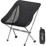 Кресло кемпинговое NATUREHIKE Stellaluna L04 CNK2450JJ015 M Black (6976023929410)