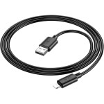 Кабель HOCO X88 Gratified USB-A to Lightning 1м Black