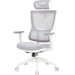 Крісло офісне OFFICEPRO Elegant OC600-W-LG-LG White/Light Gray